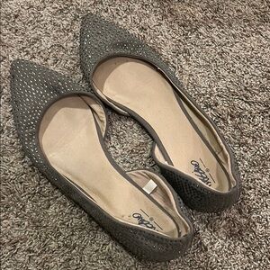 Mossimo Supply Co. Studded Gray Flats
